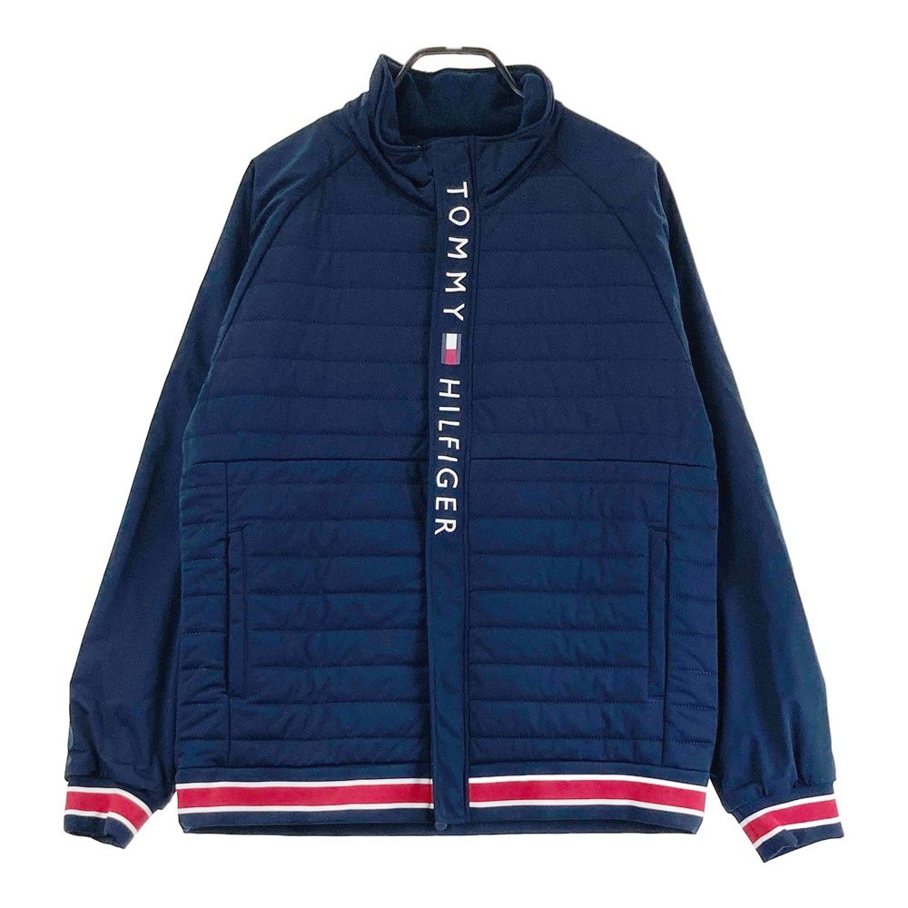 サイズ XL TOMMY HILFIGER GOLF トミー ヒルフィガーゴルフ THMA087 裏起毛 中綿ジャケット ネイビー系 240101419160 ゴルフウェア メンズ ストスト