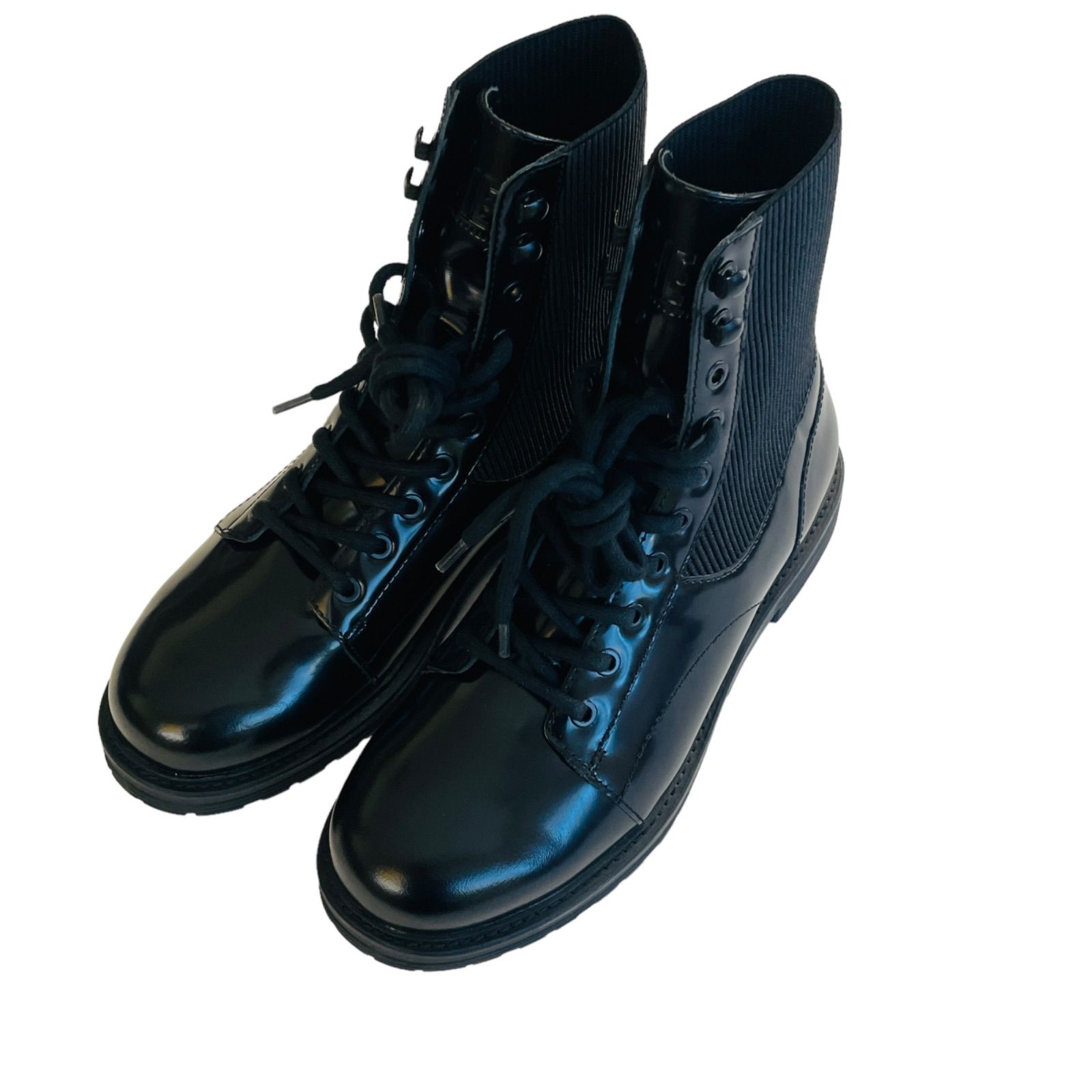 【未使用品】DIESEL ディーゼル ブラック サイドゴアブーツ バイク 箱付き DIESEL(ディーゼル) サイドゴアブーツ ブラック サイズ 26.5cm