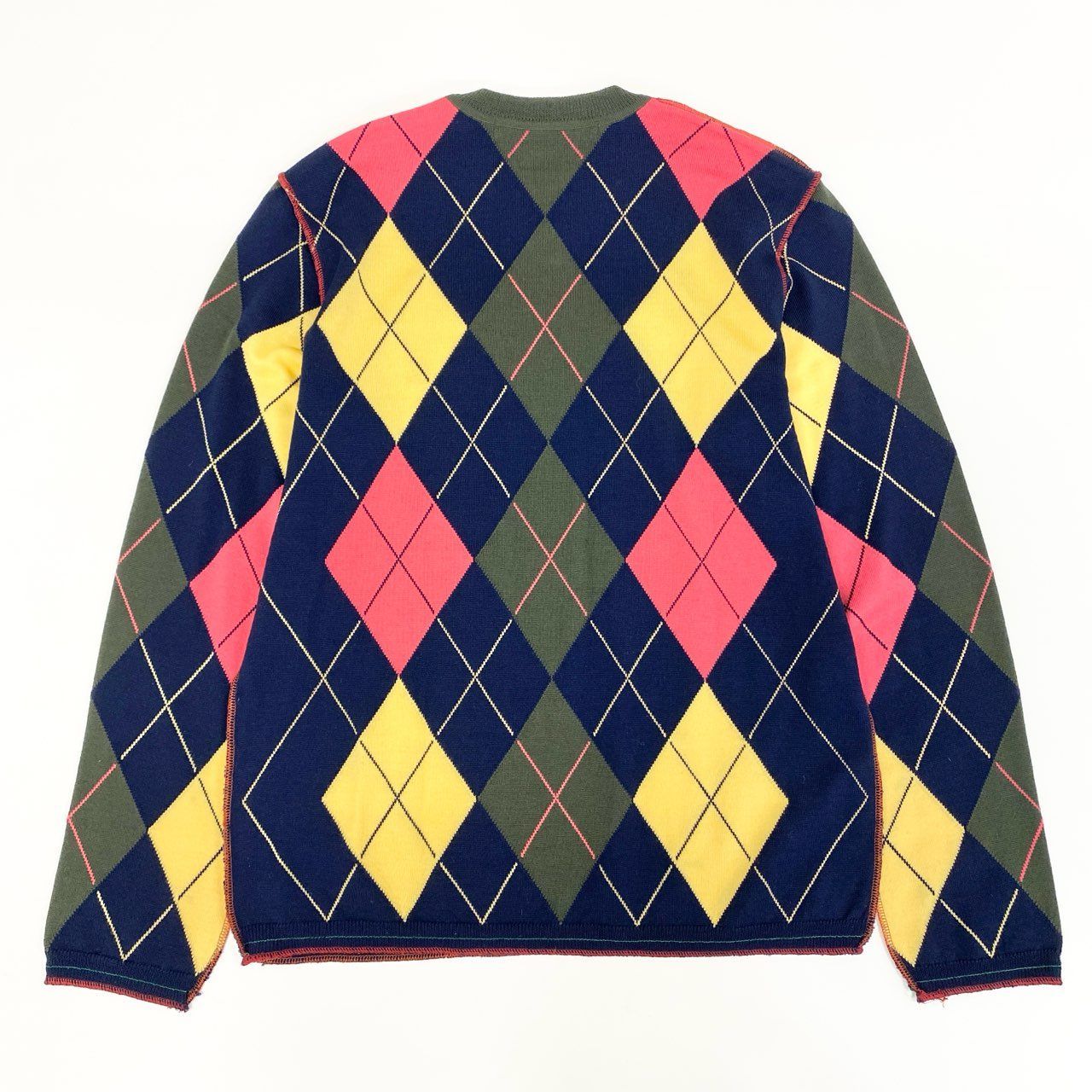 JUNYA WATANABE MAN チェック柄ニットセーター 68g21 JUNYA WATANABE COMME des GARCONS MAN ジュンヤワタナベ