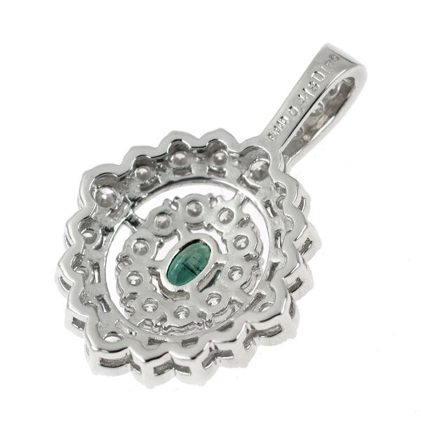 希少 Pt900 アレキサンドライト ダイヤモンド ペンダントトップ 0.418