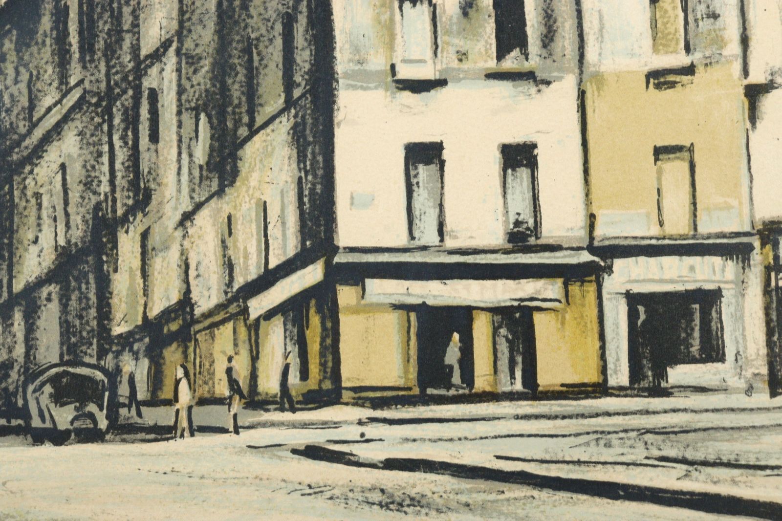 朝倉摂「夢の中のチビ」E.A本人持ち限定版リトグラフ 額装 自筆サイン入