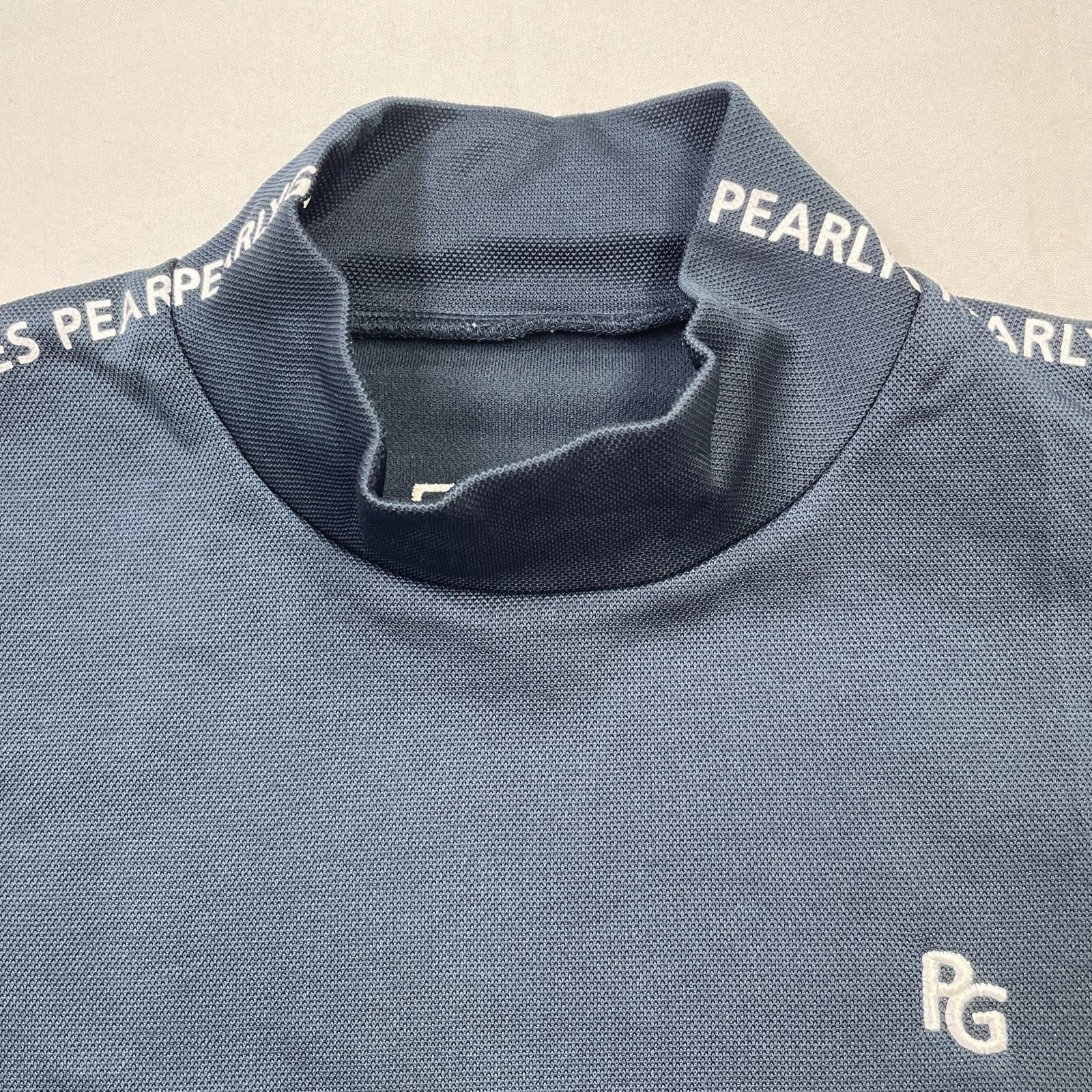 ⛳️PEARLY GATES 長袖ウェア 5 モックネック ネイビー メンズ