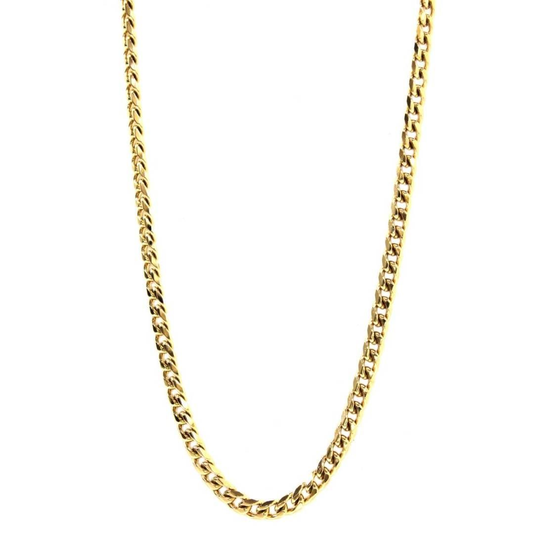 K18/18金 喜平 6面 シングルネックレス 造幣局検定刻印有り 約