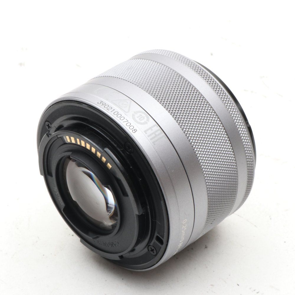 【外観特上級】Canon 標準ズームレンズ EF-M15-45mm F3.5-6.3IS STM(シルバー) ミラーレス一眼対応 EF-M15-45ISSTMSL yorozu-ya-onlineshop_canon-