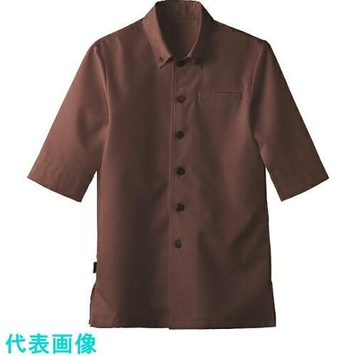 3営業日で発送 … 男女兼用ショップコート ＥＴ－７７２８ブラウン Ｌ SKC6303