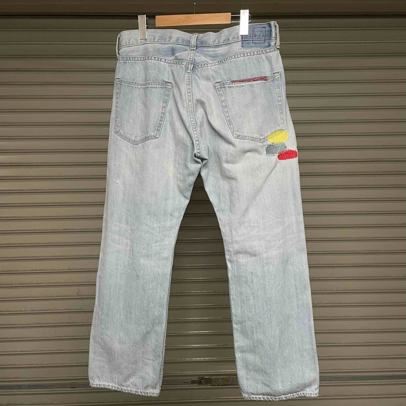 ブルーナボインパッチングデニムサイズ2