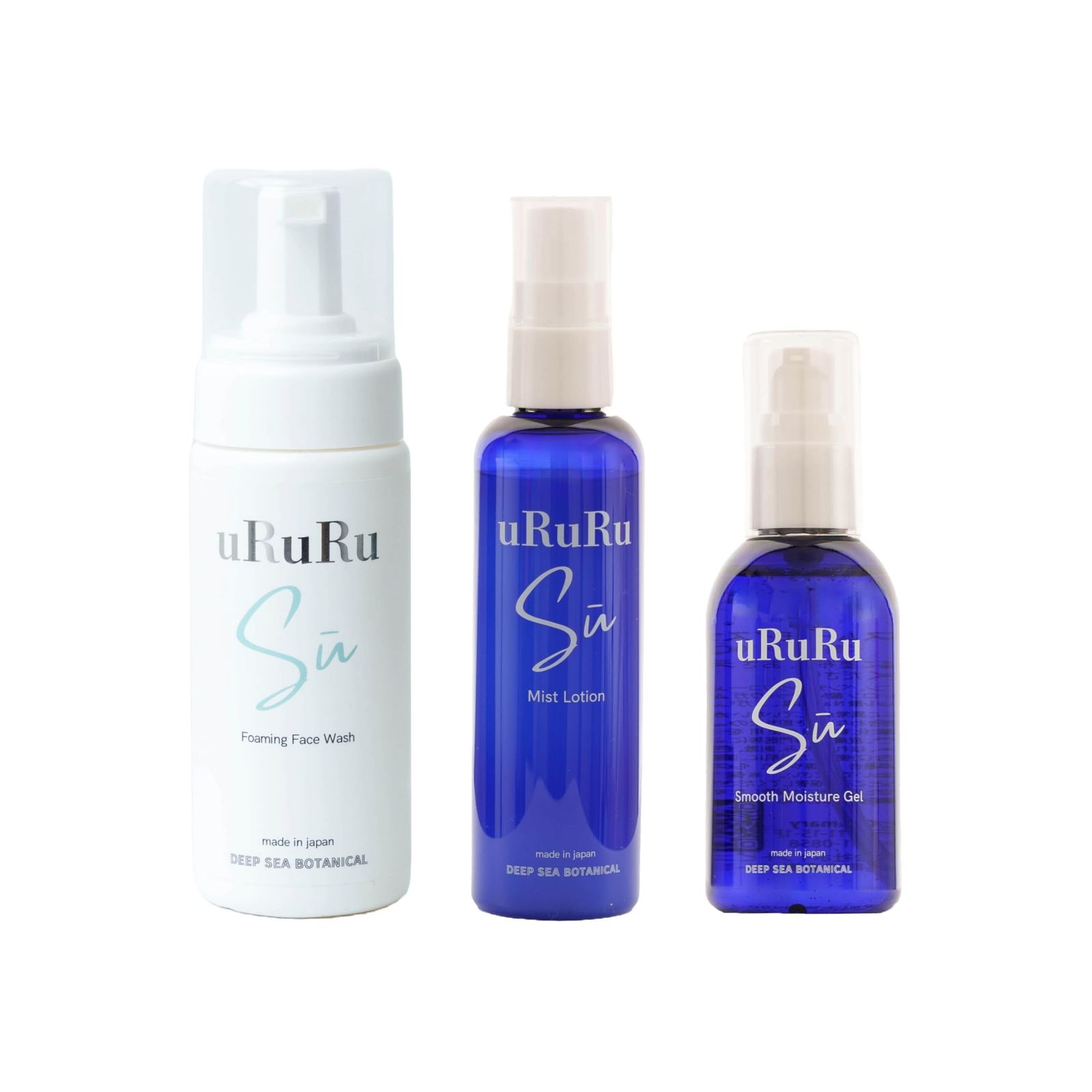 節約 【uRuRuSu公式】保湿スキンケア 3点セット｜泡洗顔料・ミスト化粧