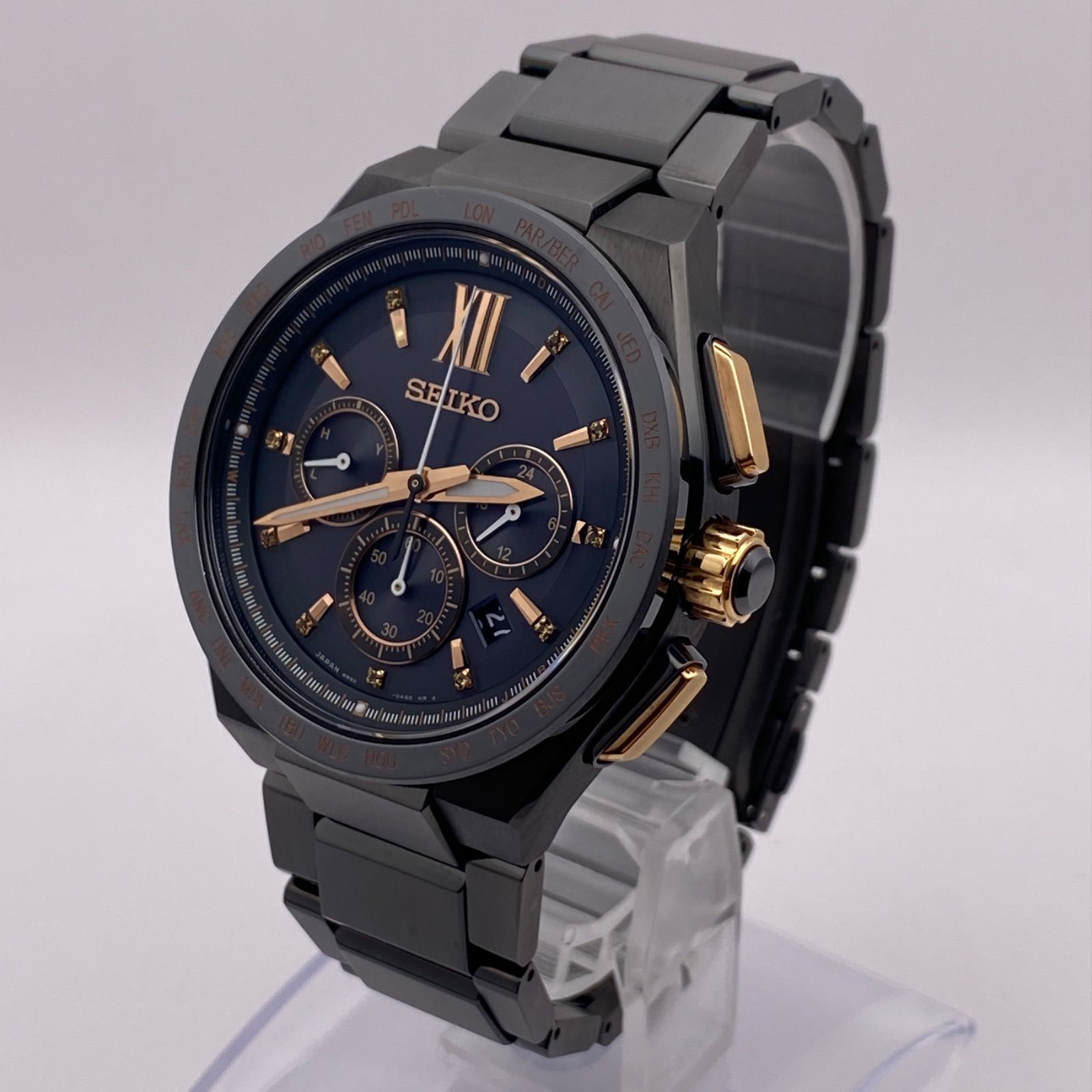 T283）希少！世界限定800本！SEIKO セイコー 電波ソーラー BRIGHTZ