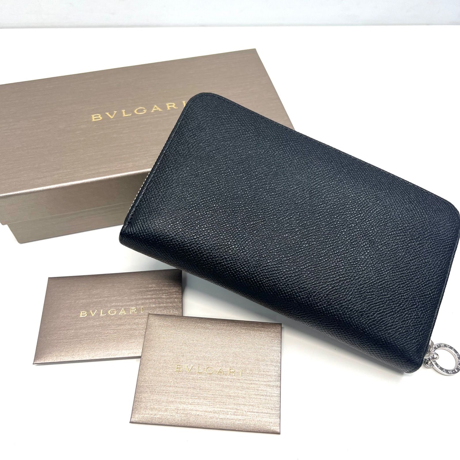 未使用品！BVLGARI【ブルガリ】30416 ブルガリブルガリ レザー 長財布