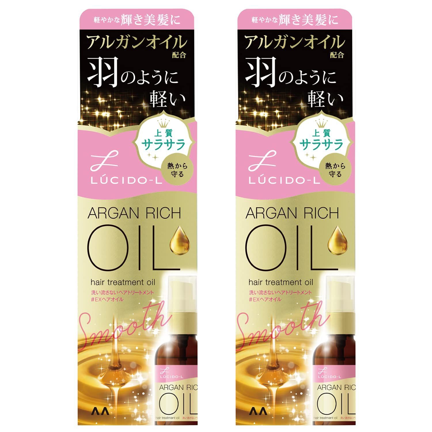 新着商品LUCIDO-Lルシードエル オイルトリートメント #EXヘアオイル アルガンオイル 洗い流さないトリートメント 上質さらさら 60mL×2本