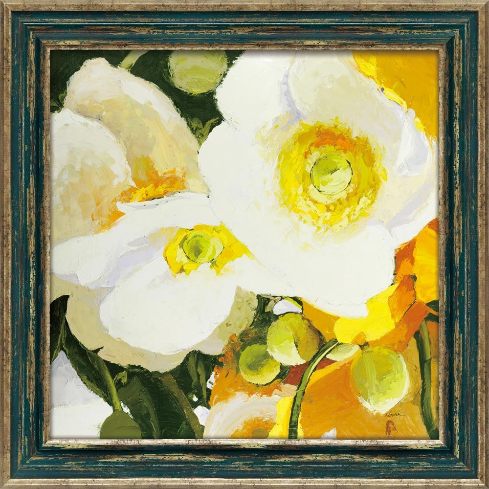 絵画 シャーリーノヴァック 花フラワーインテリア壁掛け3Lサイズ 絵画