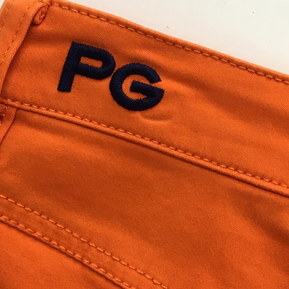 美品】パーリーゲイツ パンツ オレンジ ストレッチ PLAY WITH COLOR