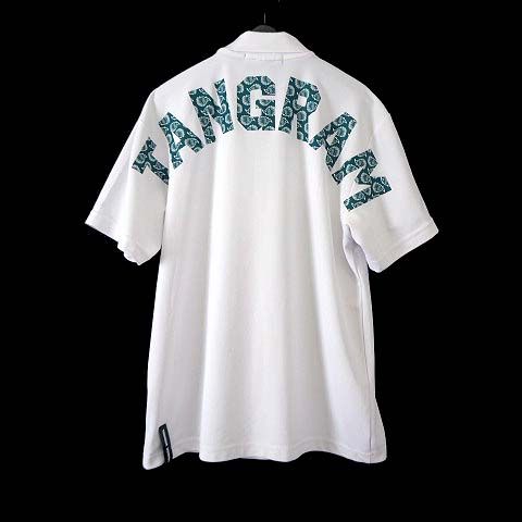 クラブハウス　タングラム　半袖ポロさシャツ CLUBHAUS TANGRAM クラブハウス ポロシャツ ビッグロゴ ゴルフ