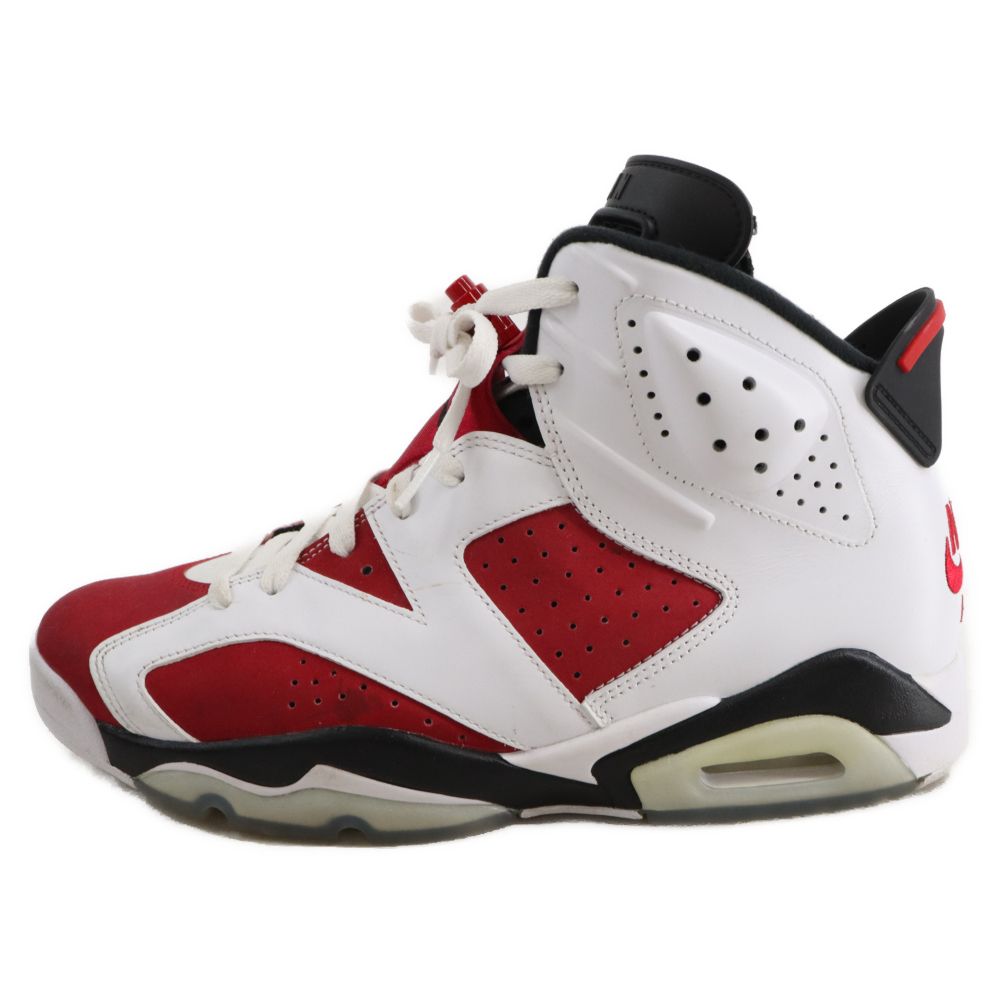 NIKE (ナイキ) AIR JORDAN 6 RETRO CARMINE エアジョーダン6 カーマイン ハイカットスニーカー CT8529-106 ホワイト/レッド US11/29cm