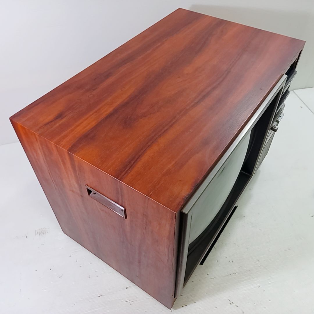 昭和レトロ ブラウン管 テレビ 木製 TH18-C1 ナショナル アナログ 昭和レトロ ブラウン管 テレビ 木製 TH18-C1 ナショナル