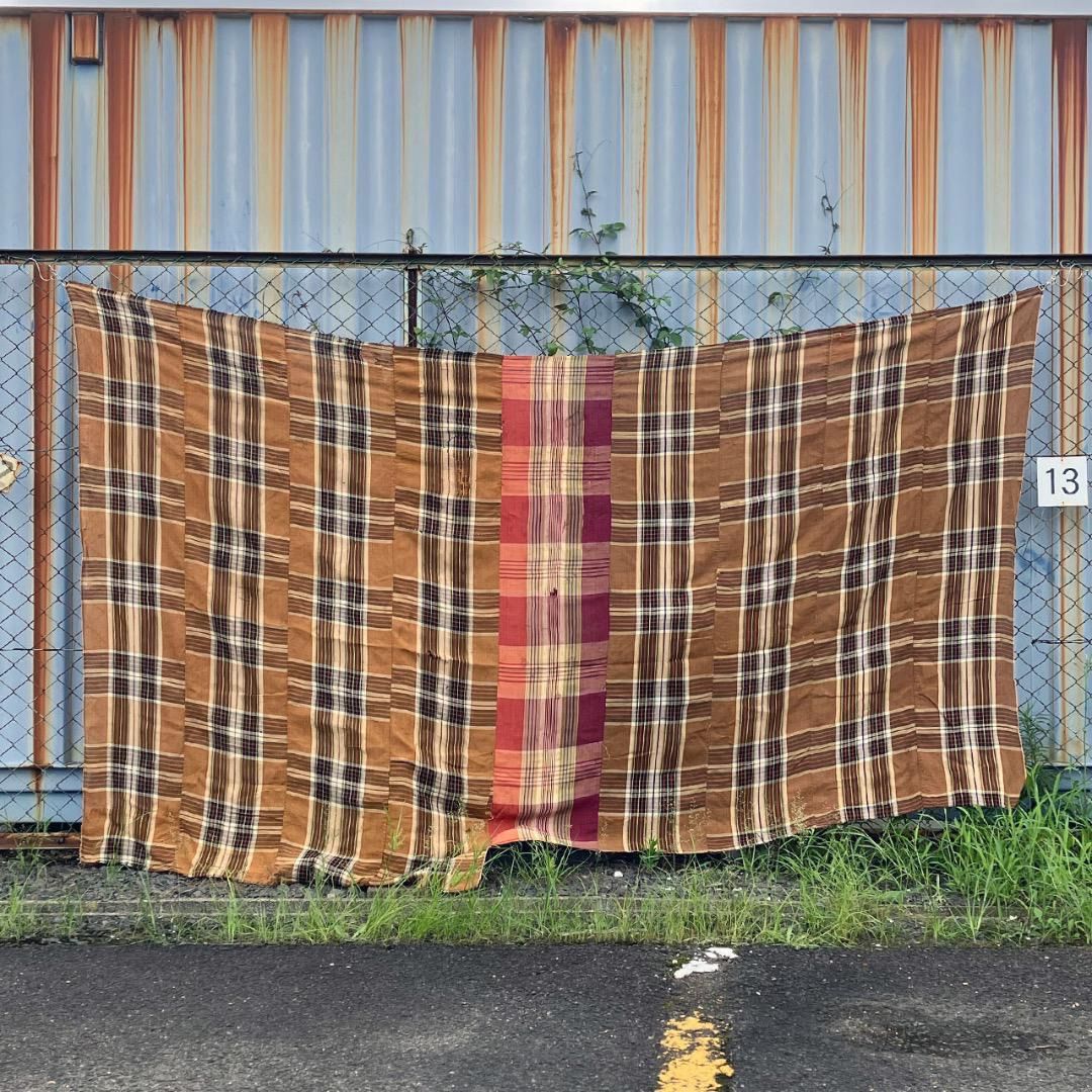 昭和中期 格子×クレイジーパターン