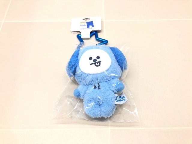 BT21 CHIMMY 5周年記念 レインボーカラーマスコット ブルー
