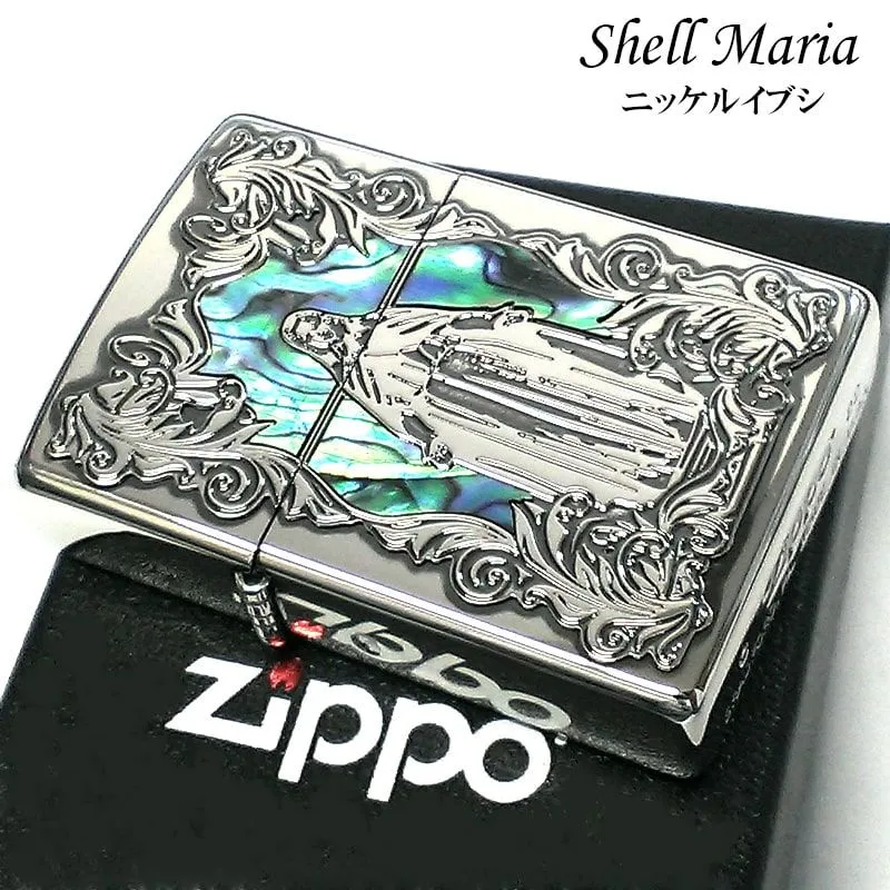 ZIPPO アラベスク シェルマリア 銀 ジッポ ライター シルバー ZIPPO アラベスク シェルマリア 銀 ジッポ ライター シルバー