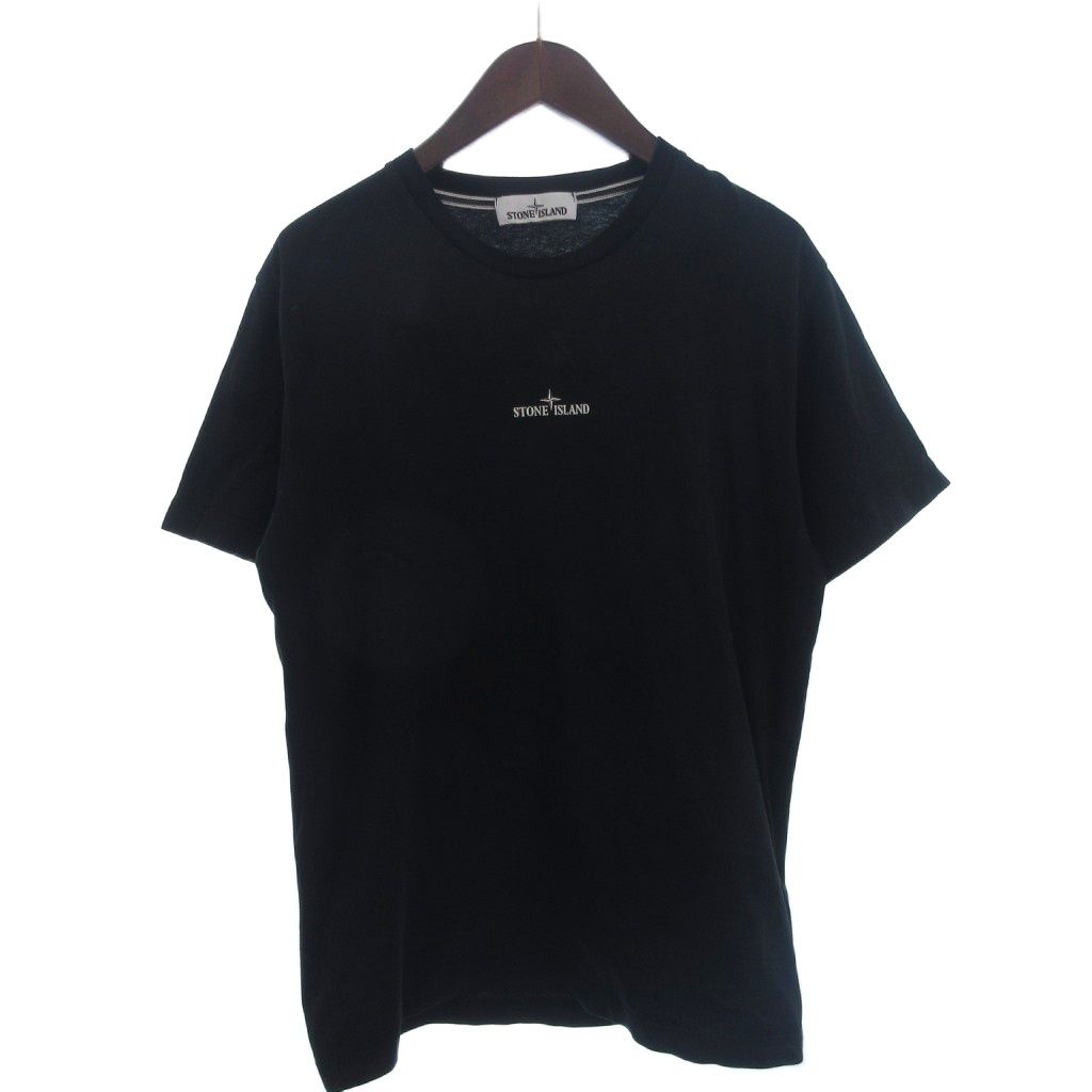 ※最終値下げ【stone】ストーンアイランド 黒 半袖シャツ ストーンアイランド STONE ISLAND STONE ISLAND Tシャツ