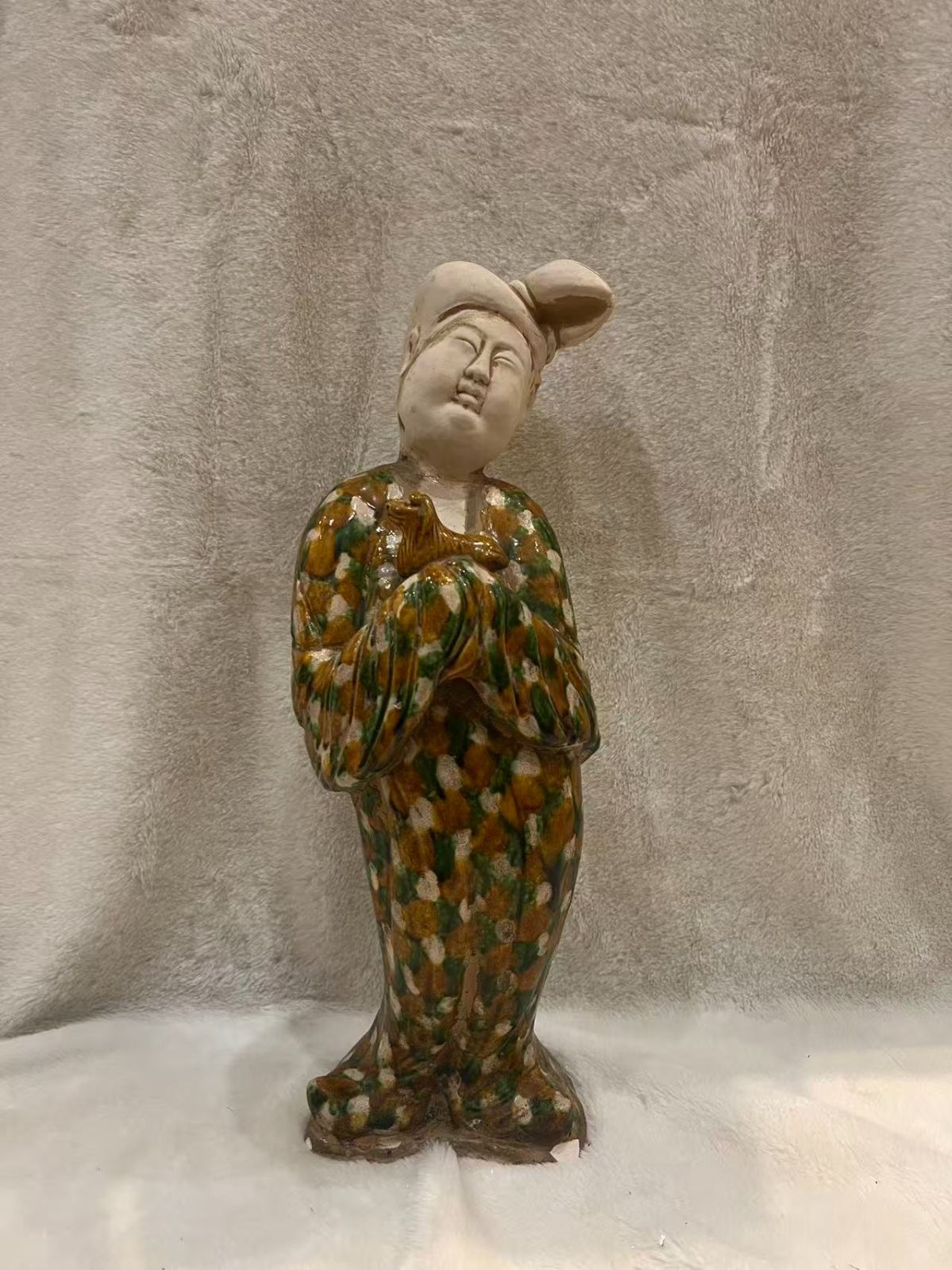 中国の置物 アンティーク 中国明時代 明代の大椀 果物鉢 南京赤絵大