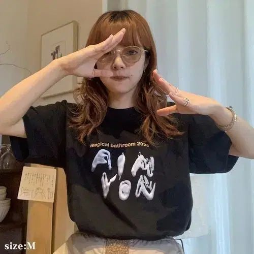 あいみょん　 Aimyon ロゴ Tシャツ Lサイズ 黒 あいみょん あいみょん マギー・バス・ツアー ブラック t シャツ L