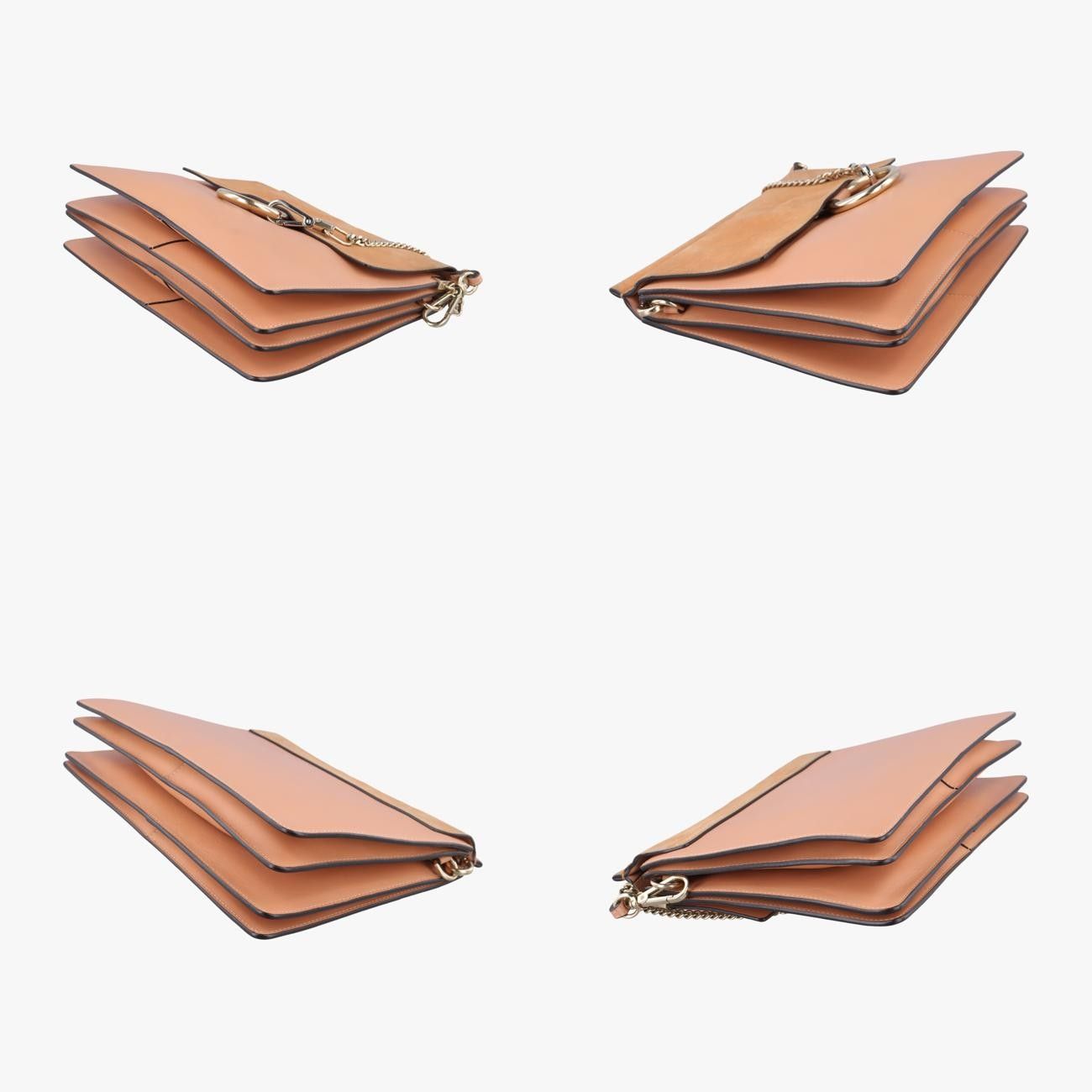 クロエChloeフェイブラウンレザー×スエード03175665-04