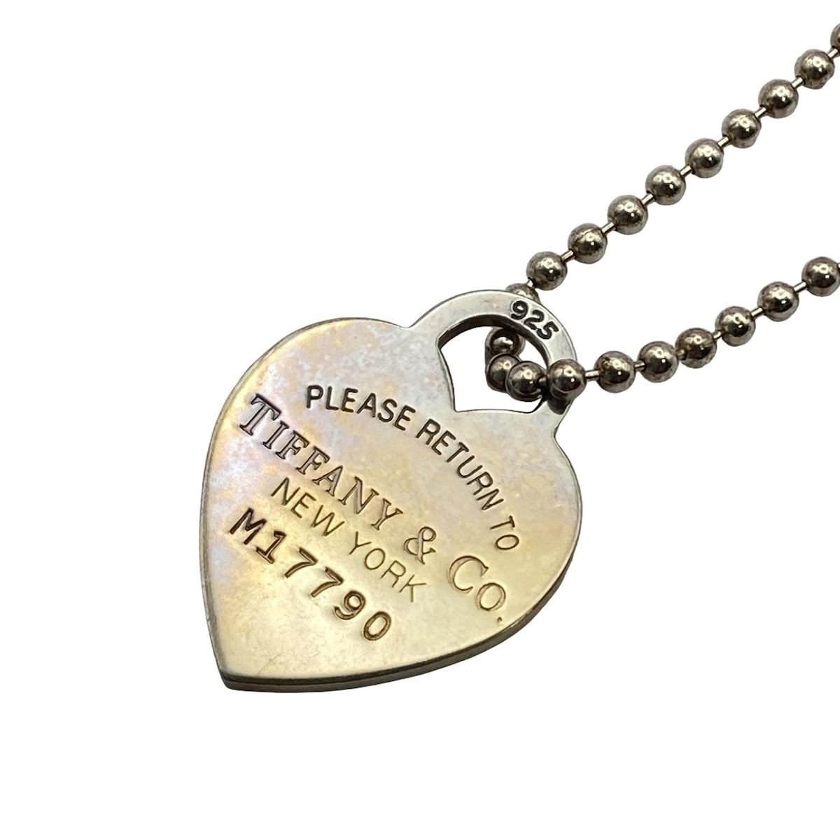 TIFFANY &Co リターントゥハート　ネックレスボールチェーン SV925 楽天市場】【ジュエリー】TIFFANY&Co. ティファニー リターン