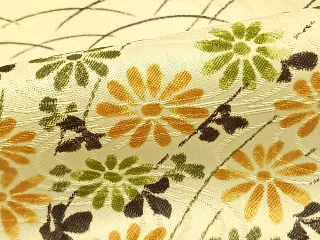 平和屋着物▽小紋 単衣 鹿の子文様 黒地 洗える着物 未使用 AAAU1128iu