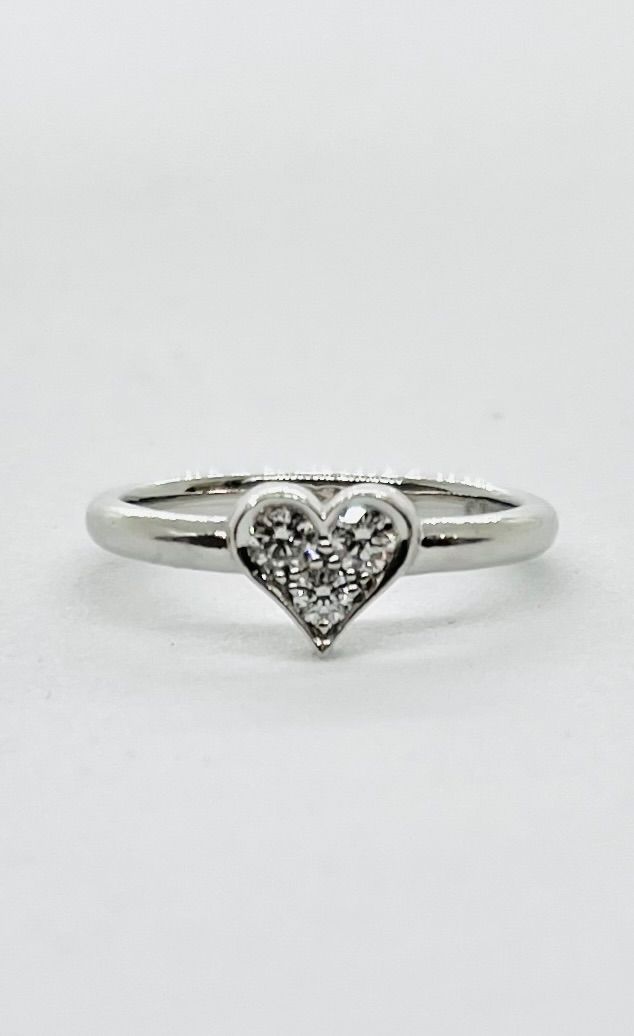 【新品仕上】ティファニー　センチメンタル　ハート　リング　Pt950 11.5号 新品仕上げ済】ティファニー Tiffany&Co センチメンタルハート リング