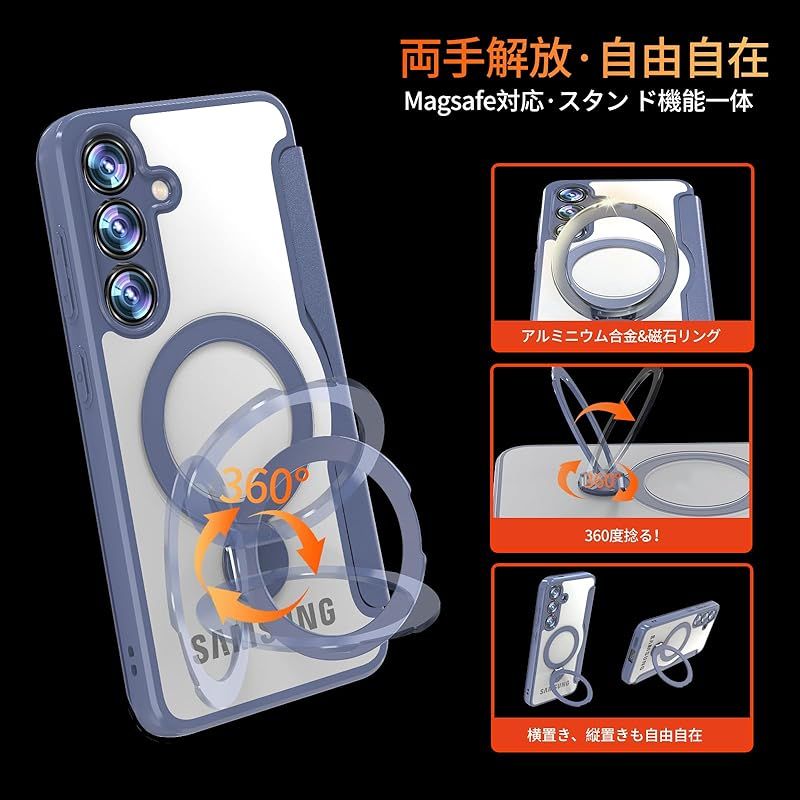 新品】 【実用性が高い手帳型】 Galaxy S24 手帳型 ケース 2枚カード