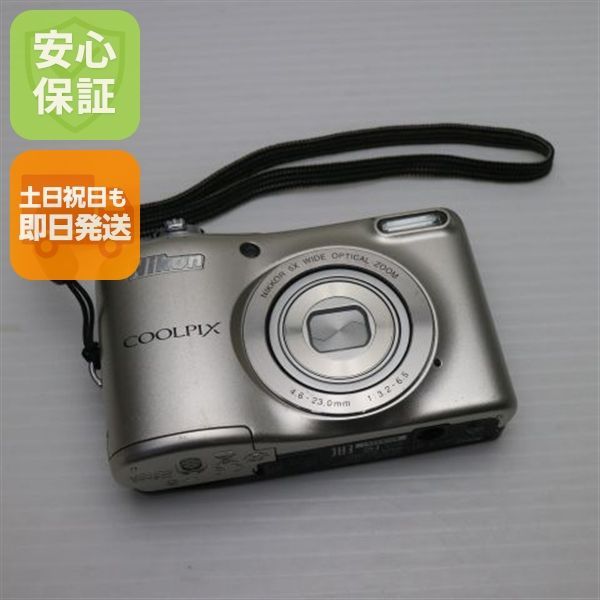 超美品 COOLPIX L30 シルバー 即日発送 デジカメ ニコン 本体