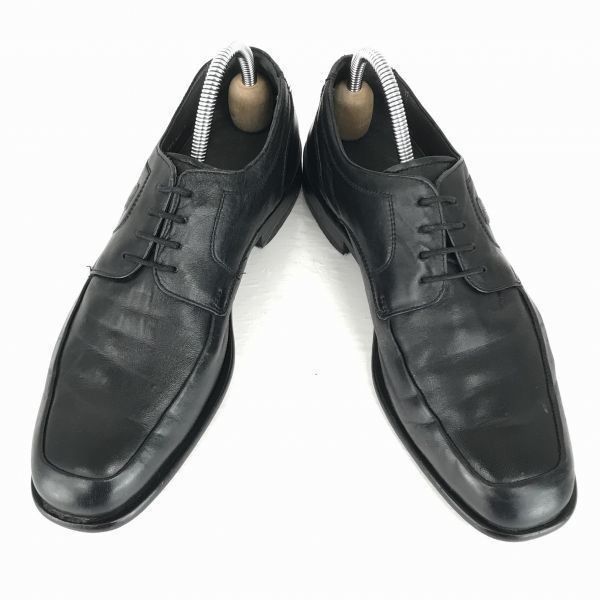 ドイツ老舗 GALLUS|ガルス 本革|Uチップ 25.5|黒 ドレスシューズ|ビジネス◆MD-147