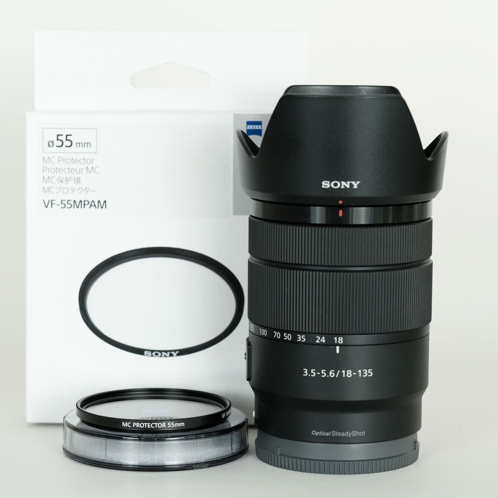SONY SEL18135 レンズ保護フィルター付
