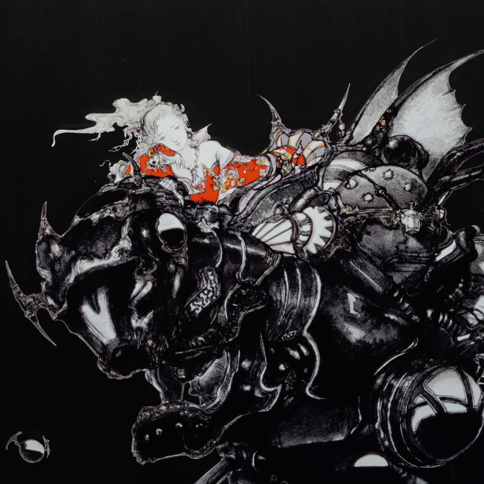 【美品】天野喜孝　リトグラフ　複製原画　ジクレ　ファイナルファンタジー11 美品】天野喜孝 リトグラフ 複製原画 ジクレ ファイナル