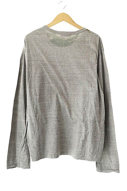 ヨウジヤマモト ロングスリーブ Yohji Yamamoto POUR HOMME 「山本耀司」プリントBIGロング