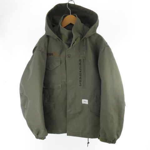 ダブルタップス WTAPS 20AW WSFM/JACKET/COTTON.TWILL 202WVDT-JKM01 ダブルエスエフエム ジャケット  中綿 オリーブドラブ ミリタリー 1 M-65 アウター - メルカリ