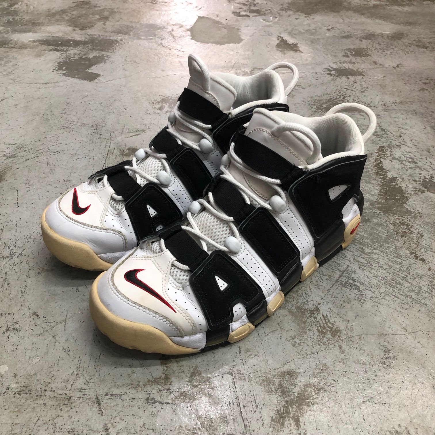 NIKE AIR MORE UPTEMPO WHITE/BLACK 414962-105 ゼブラ アップ