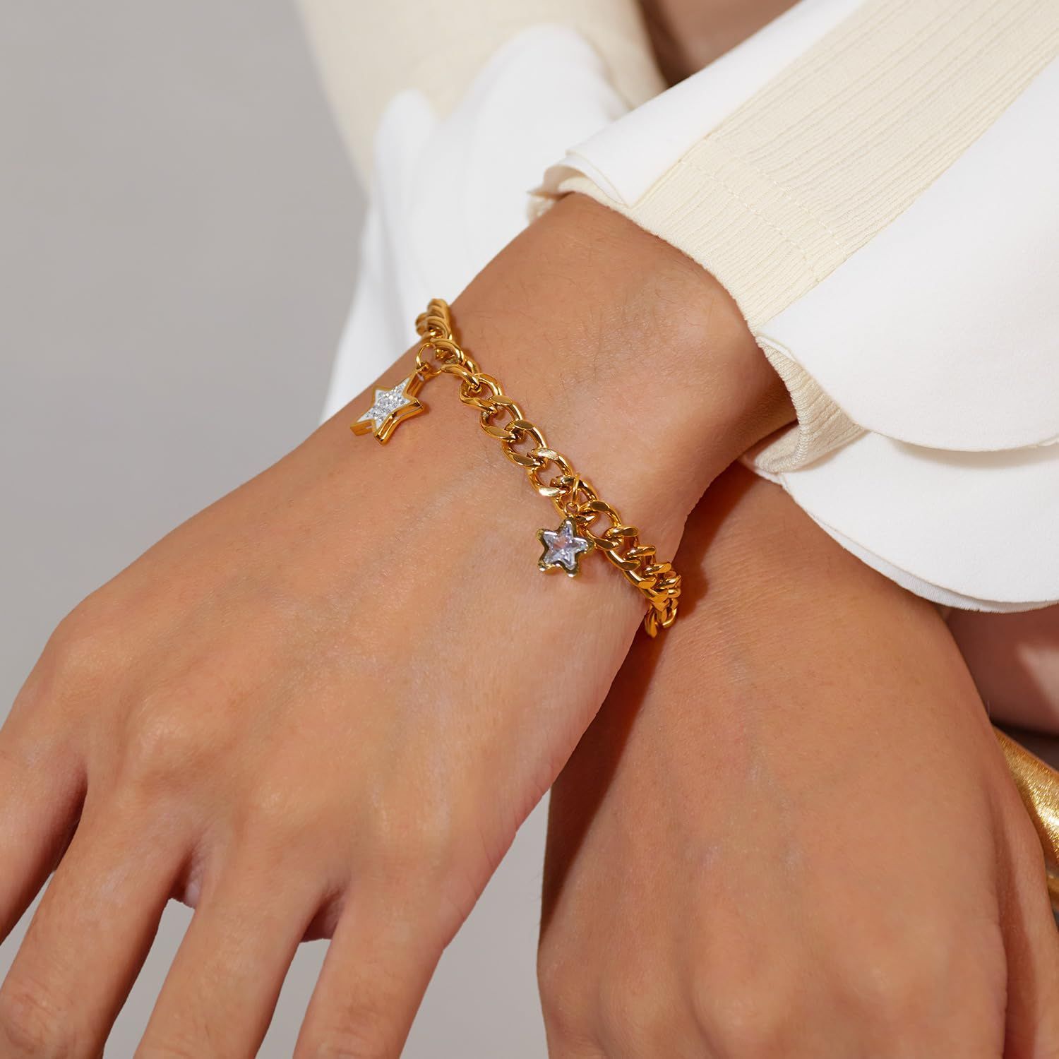 調整 キュービックジルコニア付き