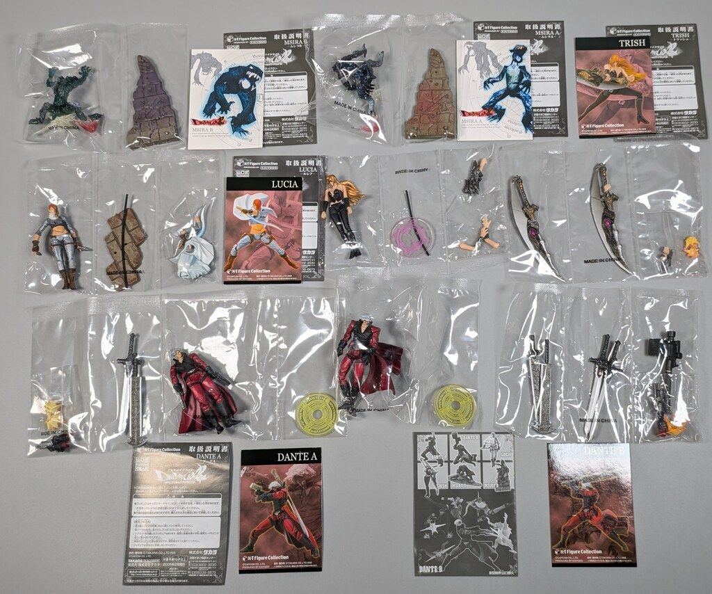 タカラ デビルメイクライ2/KTフィギュアコレクション 全6種セット