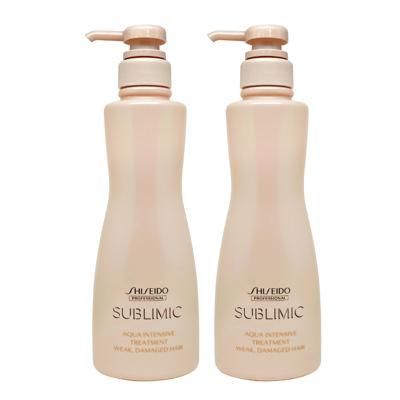 2本セット 資生堂 サブリミック アクアインテンシブ トリートメント 500g W a サロン専売品 美容室専売 ヘアトリートメント 洗い流す SHISEIDO
