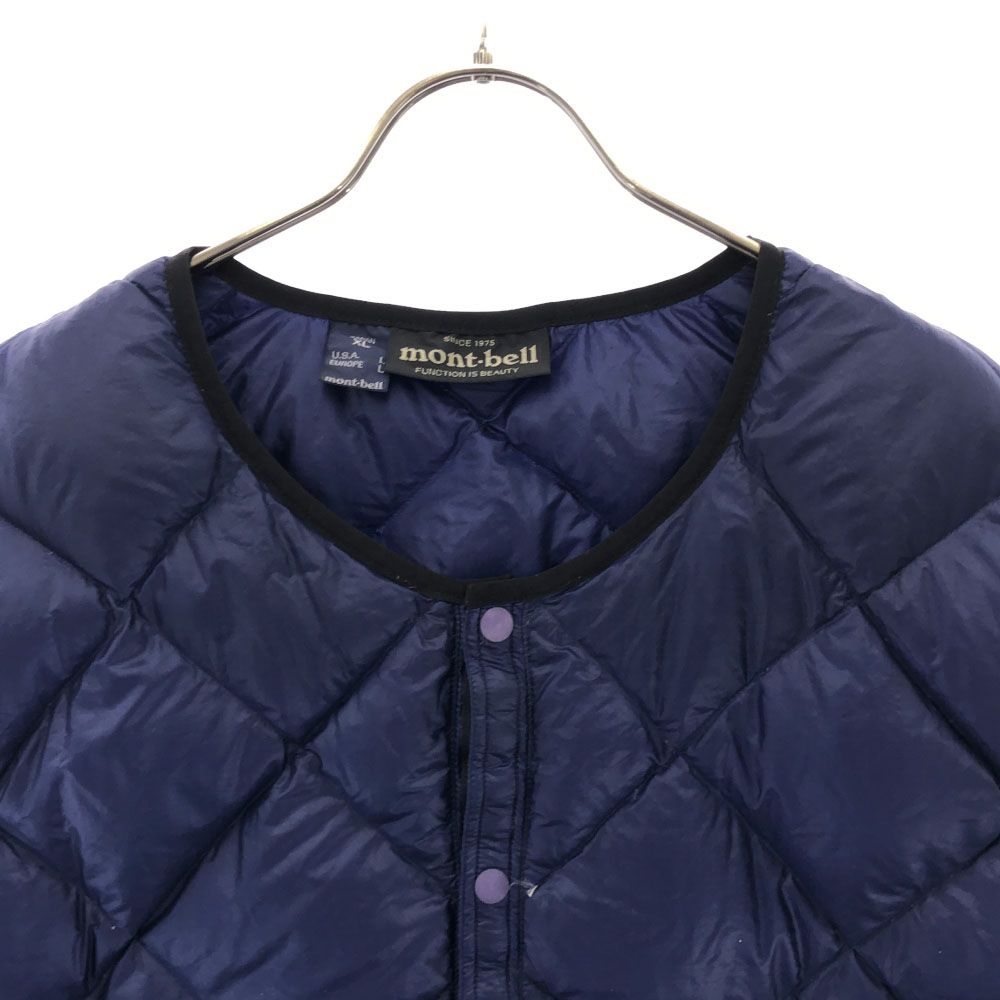 mont-bell XL ネイビー ダウンベスト