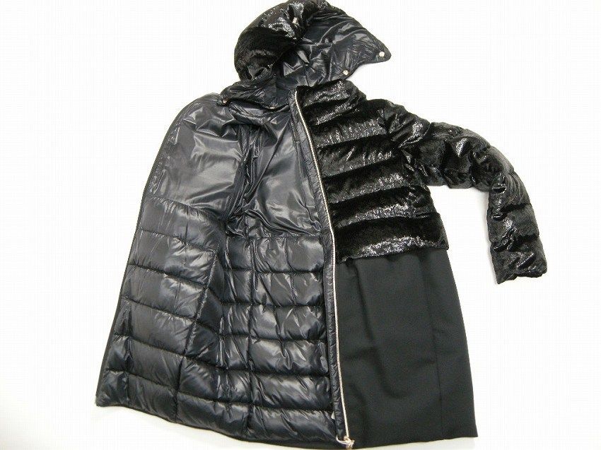 キッズ12A (大人女性S相当)□新品□ヘルノ HERNO ベロアダウンコート  