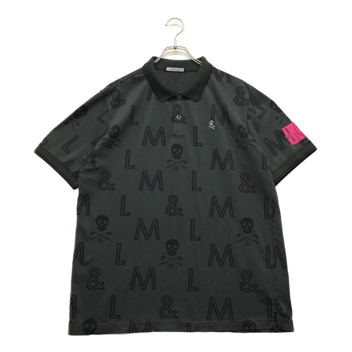 中古 メンズ マークアンドロナ MARK&LONA 半袖ポロシャツ 50(LL  