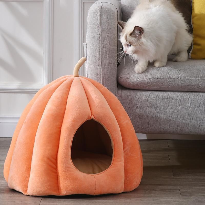 猫ベッド 冬 ねこ ハウス 暖かい 猫のベッド 洗える 子犬 小型犬 ベッド ドーム型 M-35*35*35キャット ベッド もこもこ キャットベッド 室内用 北欧風duolami01用意