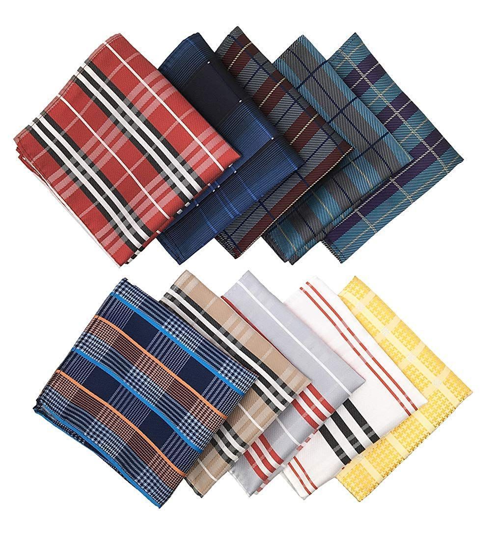 在庫 シルク メンズ いろんな柄 プレゼント ペイズリー セット チェック ストライプ ポケットチーフ おしゃれ ハンカチ 結婚式 MENDENG 紳士