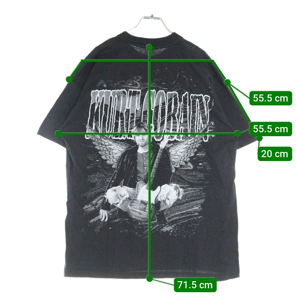 美品　NIRVANA/ニルヴァーナ カートコバーン両面印刷ブートTシャツ ヴィンテージ 90s ニルヴァーナ カートコバーン ブートレグ 両面