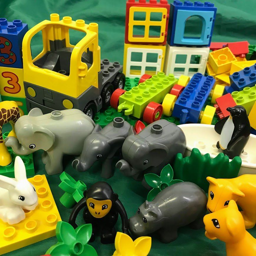 LEGO レゴ デュプロ バラバラ ブロック フィグ 動物など 大量 まとめ売り HD-199-I ※プレート 基本ブロック 特殊ブロック  プリントパーツ 車 362 - メルカリ