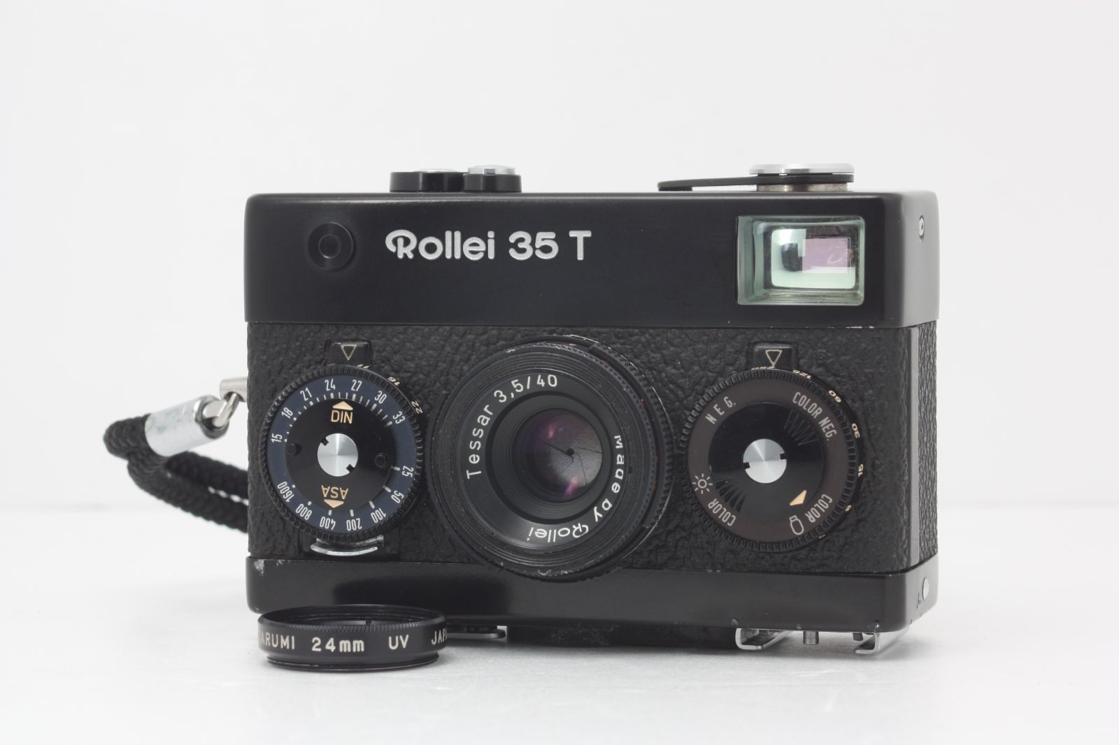 ローライ Rollei 35 T Tessar 3.5/40 シンガポール製 完動品 フィルターストラップ付 #89