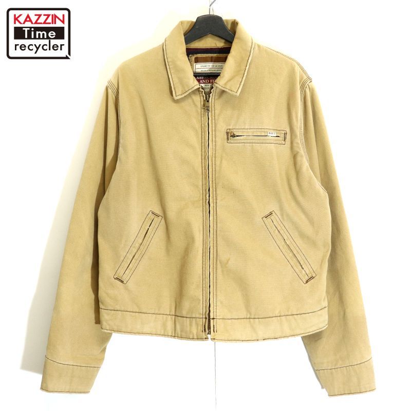 00s Abercrombie & Fitch 無地 デトロイト タイプ 裏地ブランケット