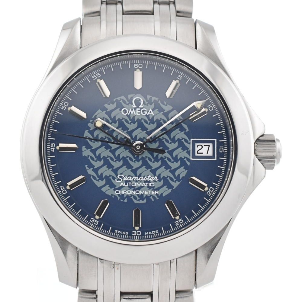 オメガ OMEGA 2500.80 シーマスター ジャックマイヨール 1997 自動巻き メンズ良品 O#134030